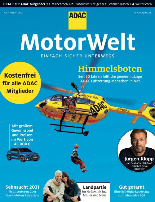 Das lesen Sie in der ADAC Motorwelt Ausgabe 04/2020 Cover der ADAC Motorwelt Ausgabe 04/2020
