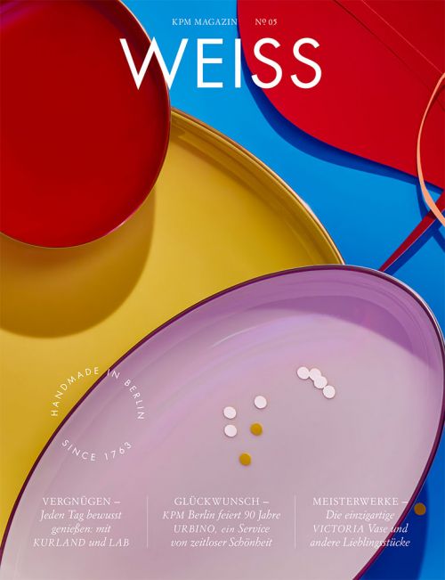 KPM Magazin WEISS 2021 Cover KPM Magazin WEISS 2021